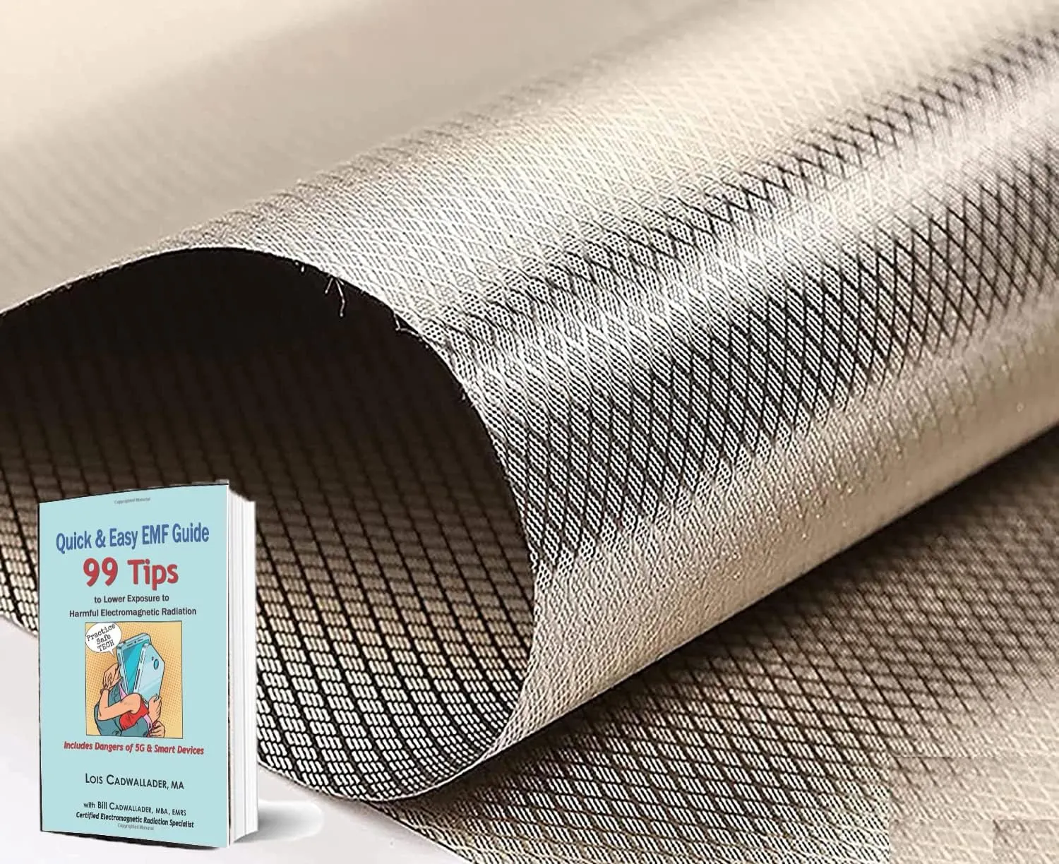 Faraday Fabric Kit (42'' W x 9ft) Personal Privacy Protection Fabric, Nuclear Radiation Reduce Faraday Cage Protection DIY Enclosure Wireless Shield Material