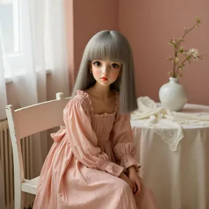 Female Seamless Action Figure All Silicone, Flexible Female Figure, 25inch Suitable for Cosplay/Photography/Art TPE Bodies and Heads, Including Extra Wigs Non-Picture Hair and Clothes