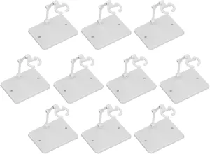 Figure Model Stand, Plastic Figure Display Holder Base Compact Adjustable Long Lasting Simple Assembly for 6inch Action Figures (plastic 2)