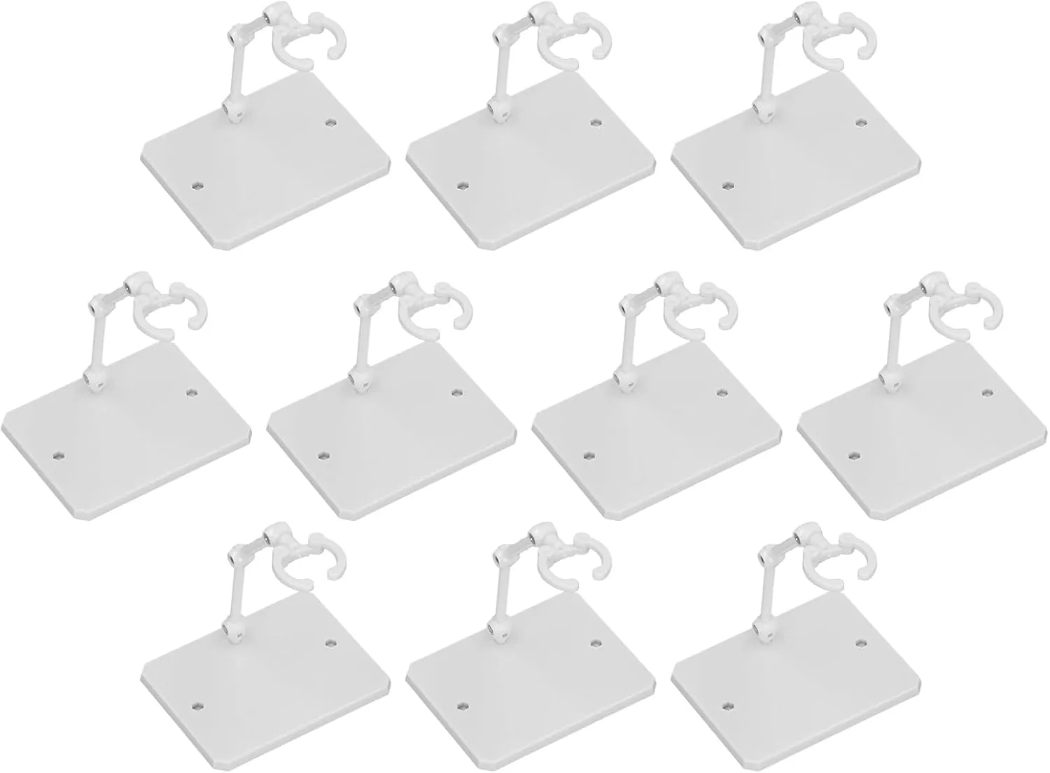 Figure Model Stand, Plastic Figure Display Holder Base Compact Adjustable Long Lasting Simple Assembly for 6inch Action Figures (plastic 2)