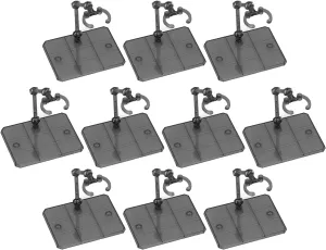 Figure Model Stand, Plastic Figure Display Holder Base Compact Adjustable Long Lasting Simple Assembly for 6inch Action Figures (plastic 5)
