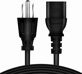 FITE ON 5ft/1.5m UL Listed AC Power Cord Outlet Socket Cable Plug Lead for Oberheim Xpander, Stretch DX Vintage Drum Machine Synthesizer