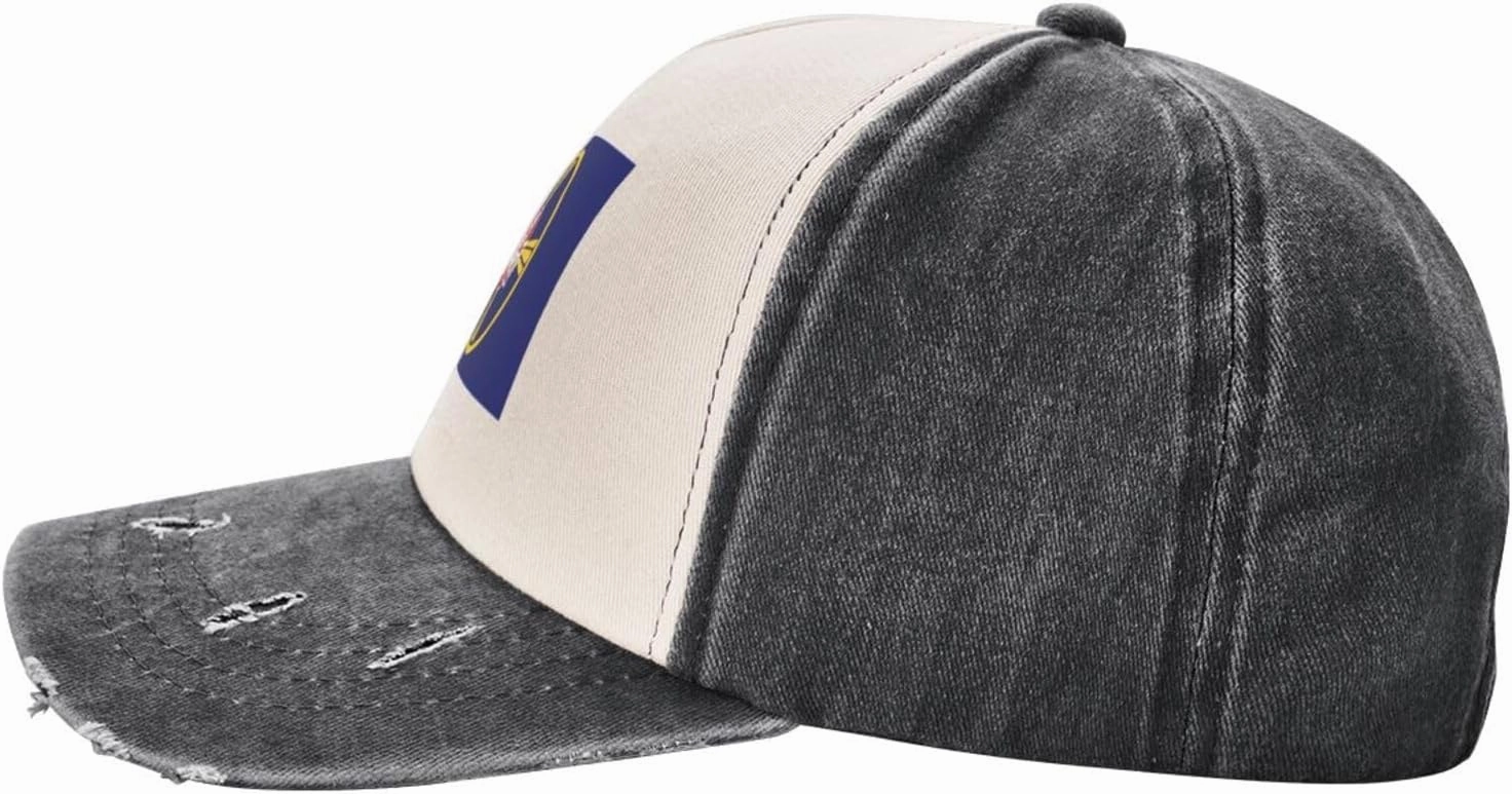 Flag of Omaha, Nebraska Baseball Cap for Men Women Baseball Caps Vintage Trucker Caps Sun Hat