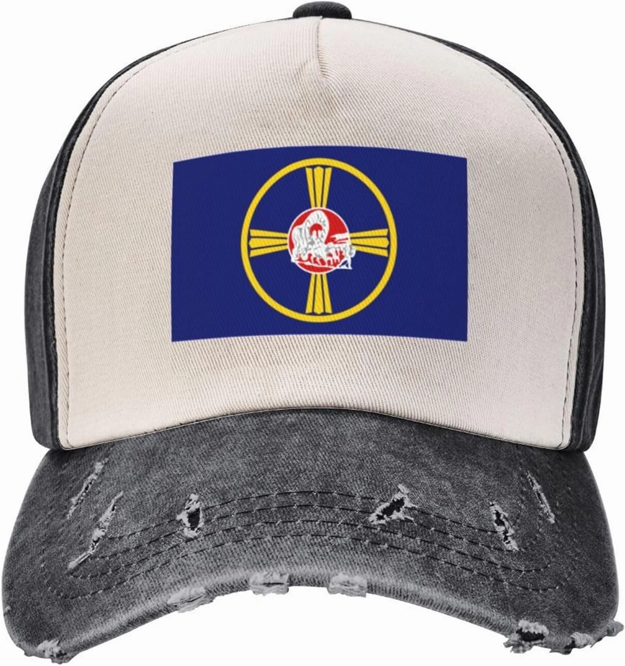 Flag of Omaha, Nebraska Baseball Cap for Men Women Baseball Caps Vintage Trucker Caps Sun Hat