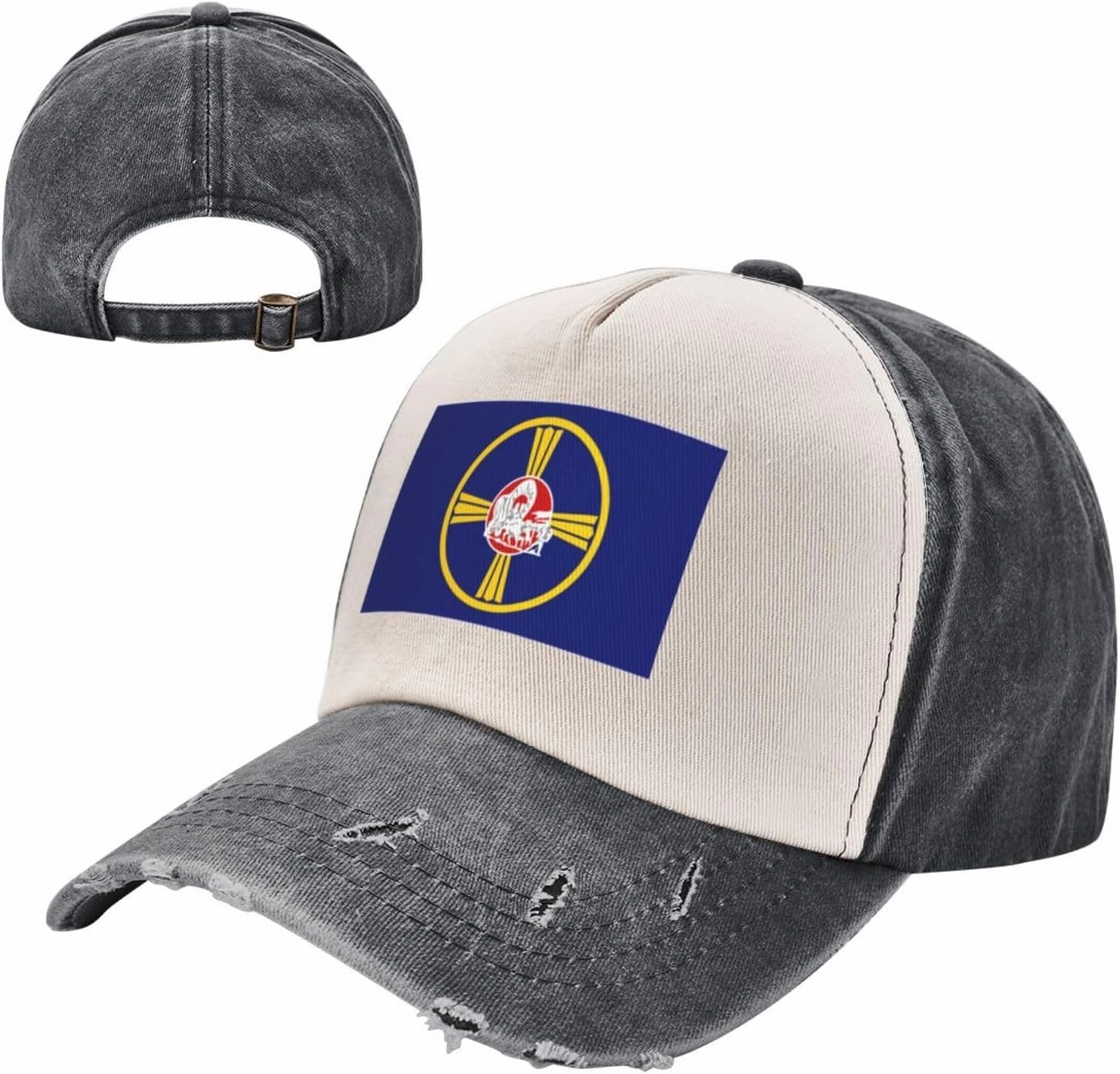 Flag of Omaha, Nebraska Baseball Cap for Men Women Baseball Caps Vintage Trucker Caps Sun Hat