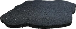 Flexon Rubber Slate Stepping Stones, Dark Blue, Set of 3, Durable Recycled Rubber, Ideal for Patios, Walkways, Decks, and Garden Decoration