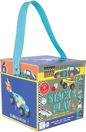 Floss and Rock Cars Stacking Cube