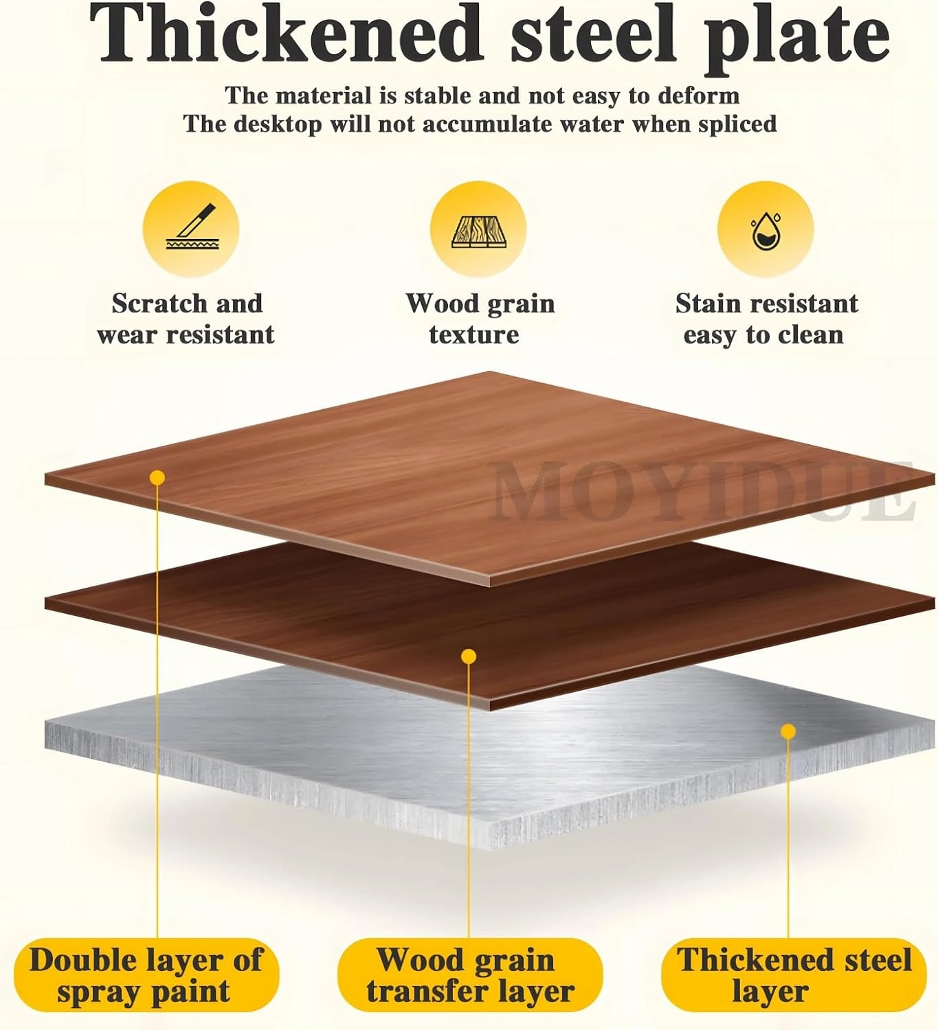 Folding Camping Table, Portable Picnic Table, Low Outdoor Table, Fold Up Collapsible Roll Up Metal Camp with Carry Bag for Beach Party Patio BBQ Travel,Walnut,XL