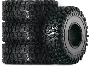 for Axial for SCX24 for FMS for FCX24 for AX24 Upgrade 64 * 24mm 1.0 Crawler Tires for Super Soft Sticky for 1/18 1/24 RC Crawler Car Rc Car Tires