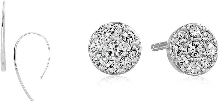 Fossil Women's Stainless Steel Dangle/Drop or Hoop Earrings for Women