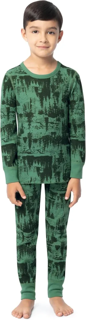 Fruit of the Loom Boys' Premium Thermal Waffle Underwear Set