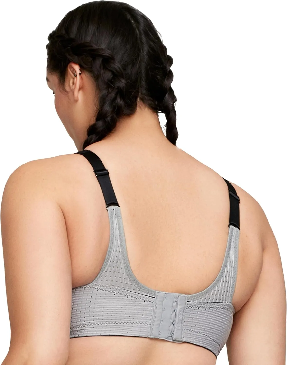 Full Figure Plus Size Custom Control Sports Bra Wirefree #1166