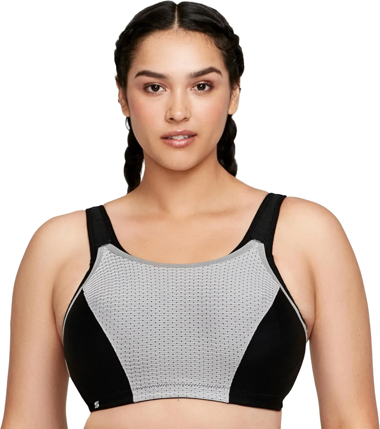 Full Figure Plus Size Custom Control Sports Bra Wirefree #1166
