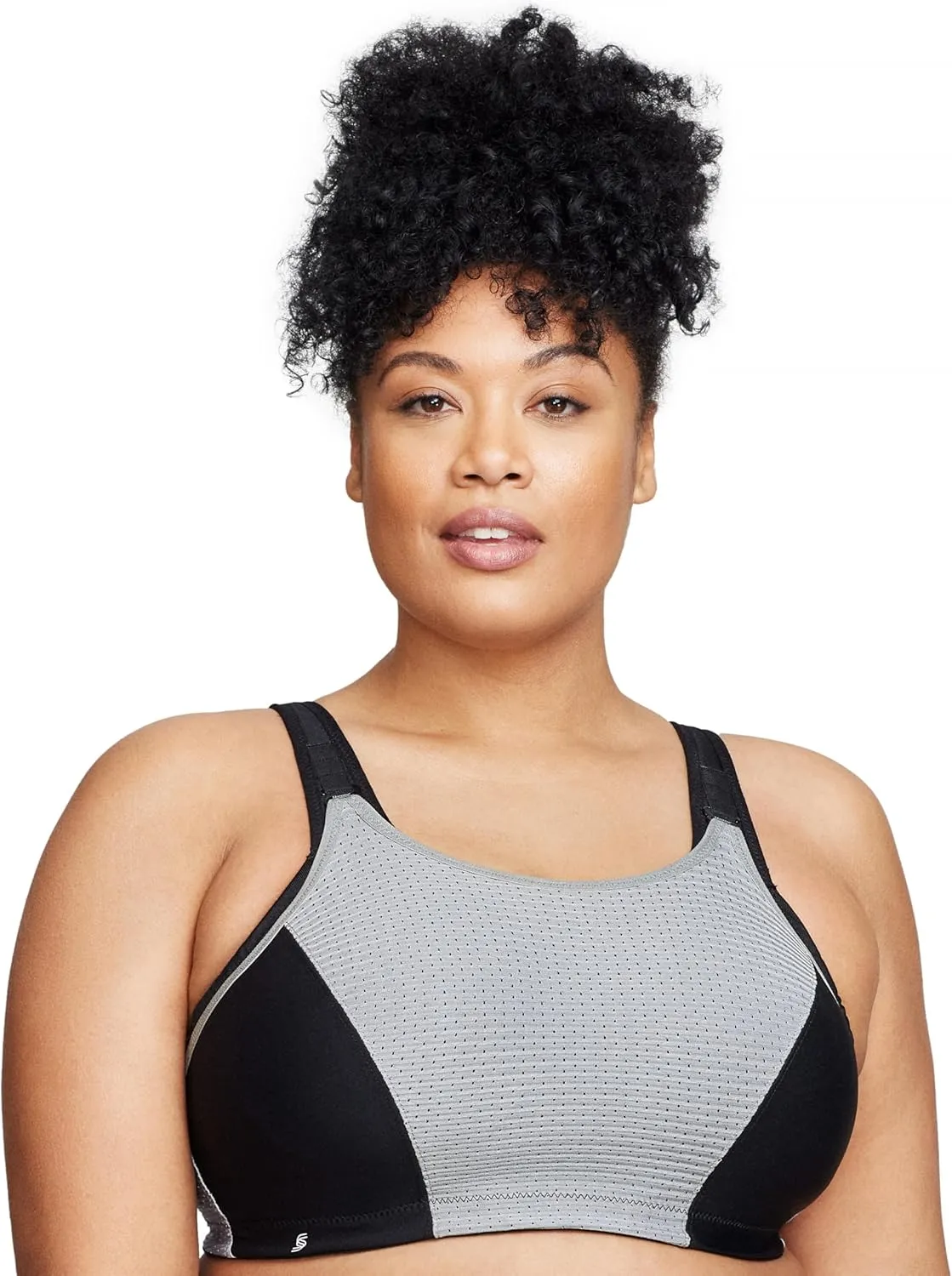 Full Figure Plus Size Custom Control Sports Bra Wirefree #1166