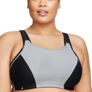 Full Figure Plus Size Custom Control Sports Bra Wirefree #1166
