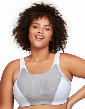 Full Figure Plus Size Custom Control Sports Bra Wirefree #1166