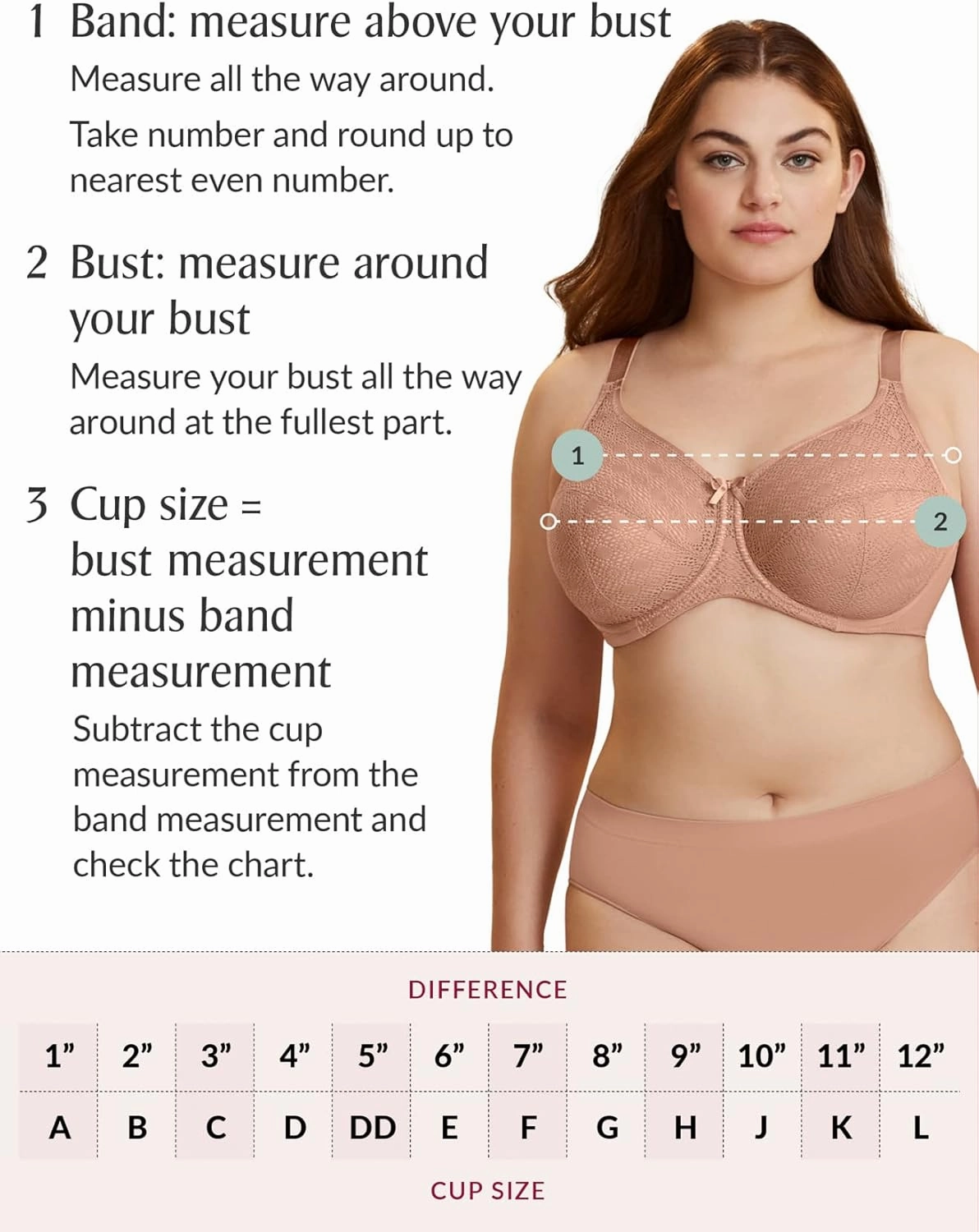 Full Figure Plus Size Custom Control Sports Bra Wirefree #1166