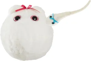 GIANTmicrobes Deluxe Egg & Magnetic Sperm Cell Plush Toy, Medical Gag Gifts, IVF Gift, Labor and Delivery Nurse, OBGYN Gifts, Fertility Gift