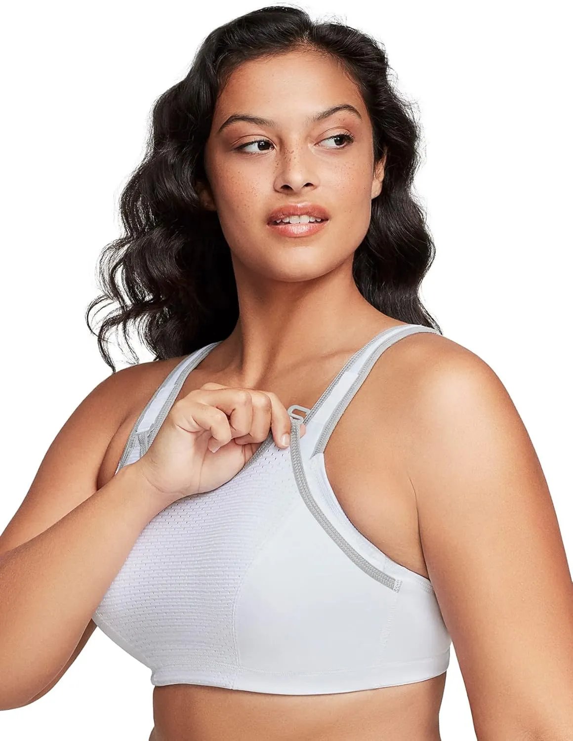 Glamorise Women's Full Figure Elite Performance Adjustable Wonderwire Sport Bra #9167