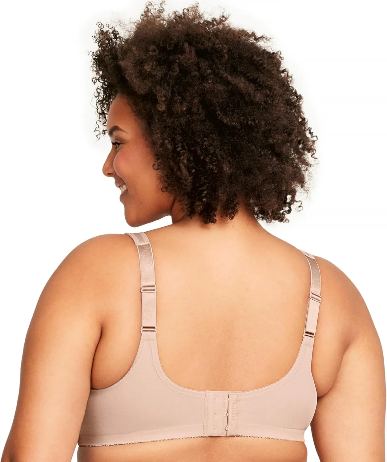 Glamorise Women's Full Figure Wirefree Minimizer Support Bra #1003
