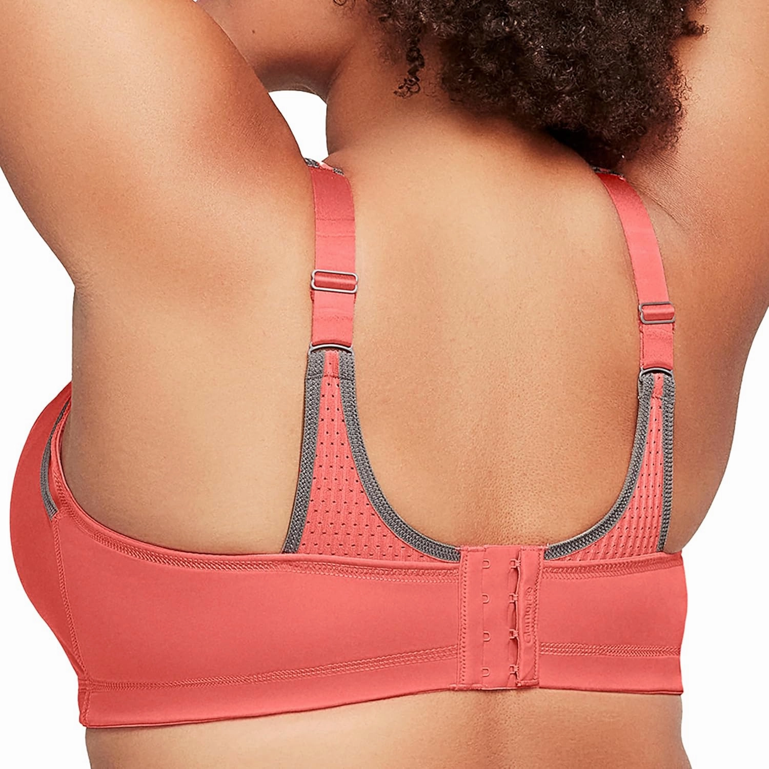 Glamorise Women's Full Figure Elite Performance Adjustable Wonderwire Sport Bra #9167