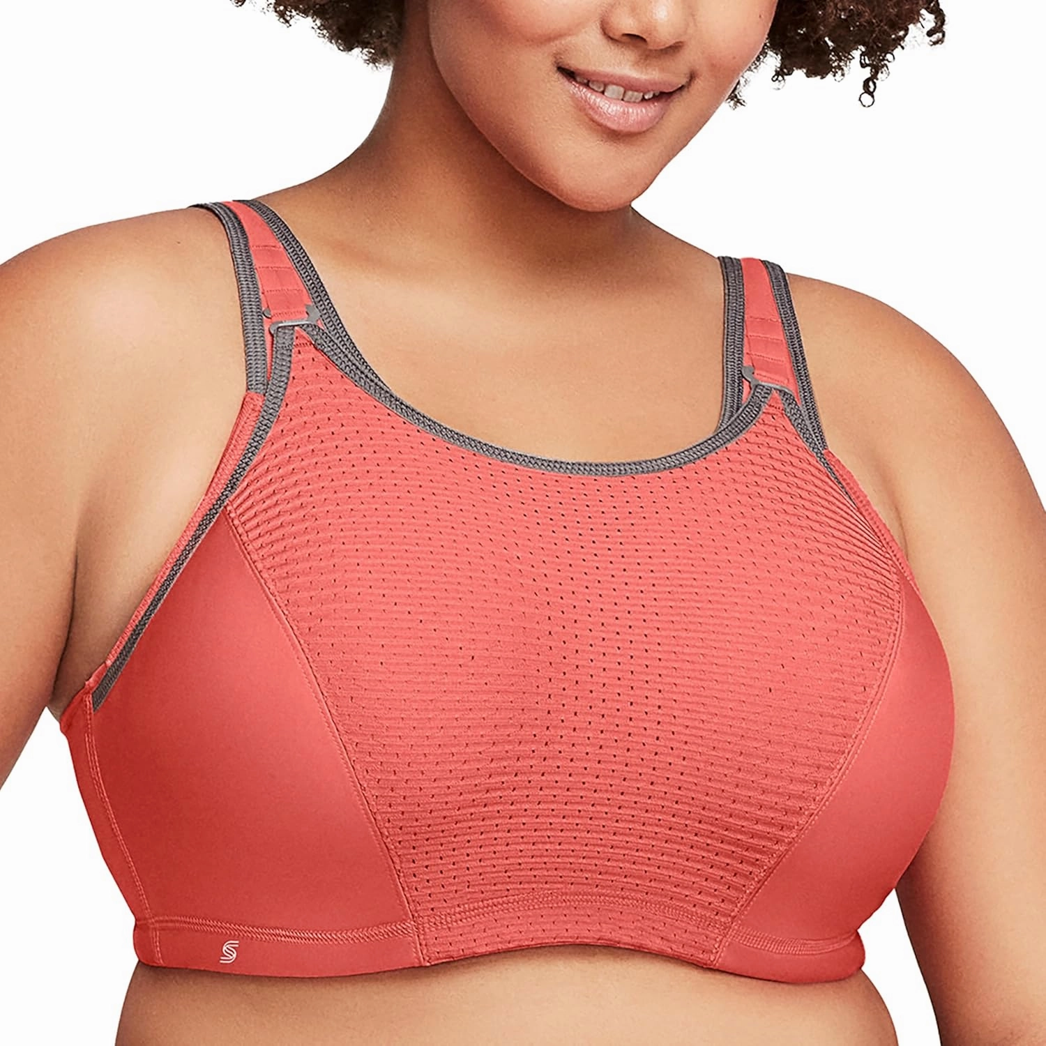 Glamorise Women's Full Figure Elite Performance Adjustable Wonderwire Sport Bra #9167