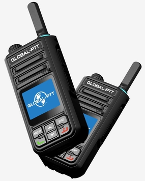 Global-PTT G9 4G LTE Walkie Talkies Nationwide Coverage for Adults and Kids – 2 Pack Unlimited Long Range PoC Radios with Free 1-Year SIM