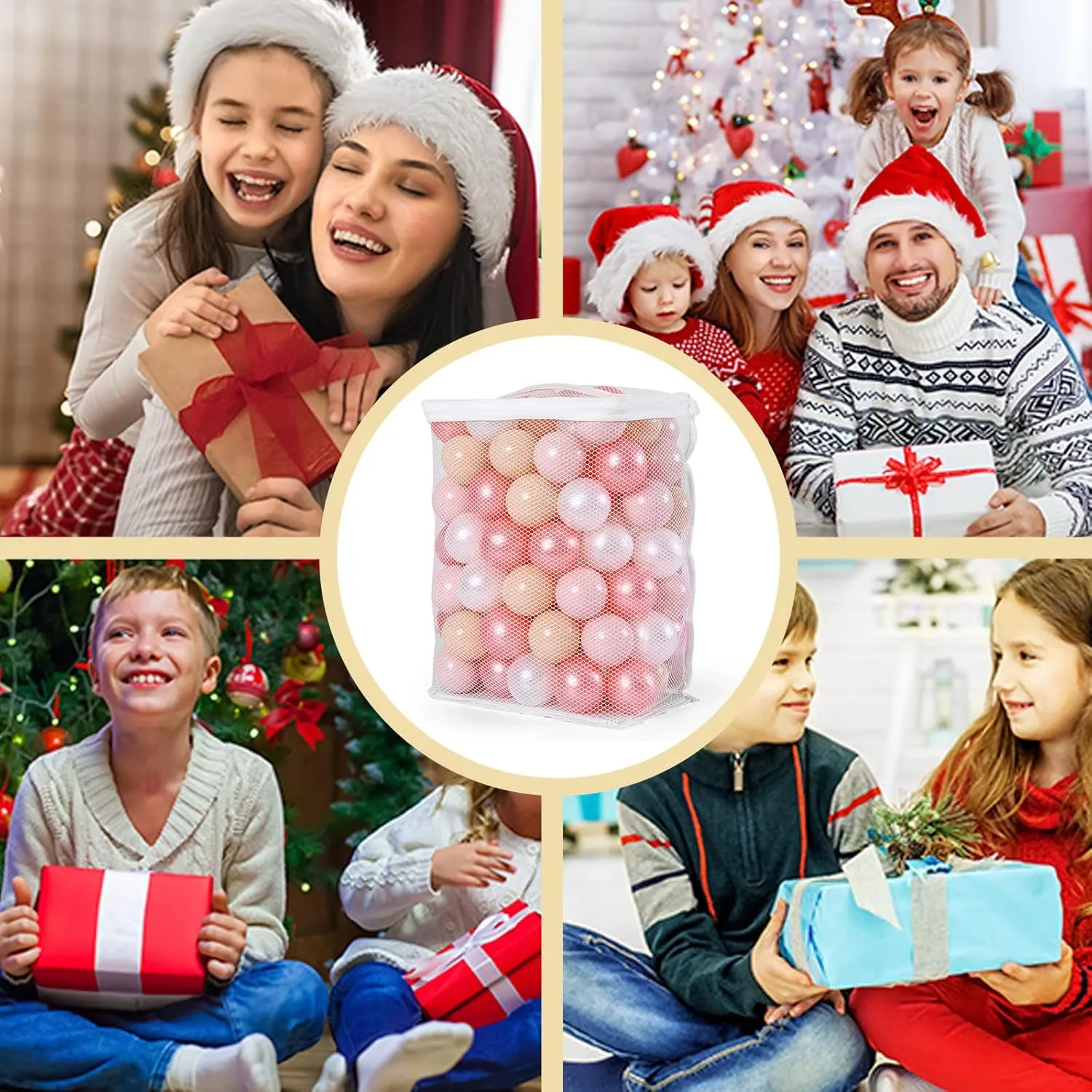 GOGOSO Ball Pit Balls for Toddlers Kids Plastic Balls for Ball-Pit Playpen Pool Baby Pastel Party Decor Fun Shaped Star Bulk 50 100 200 500 1000 Count