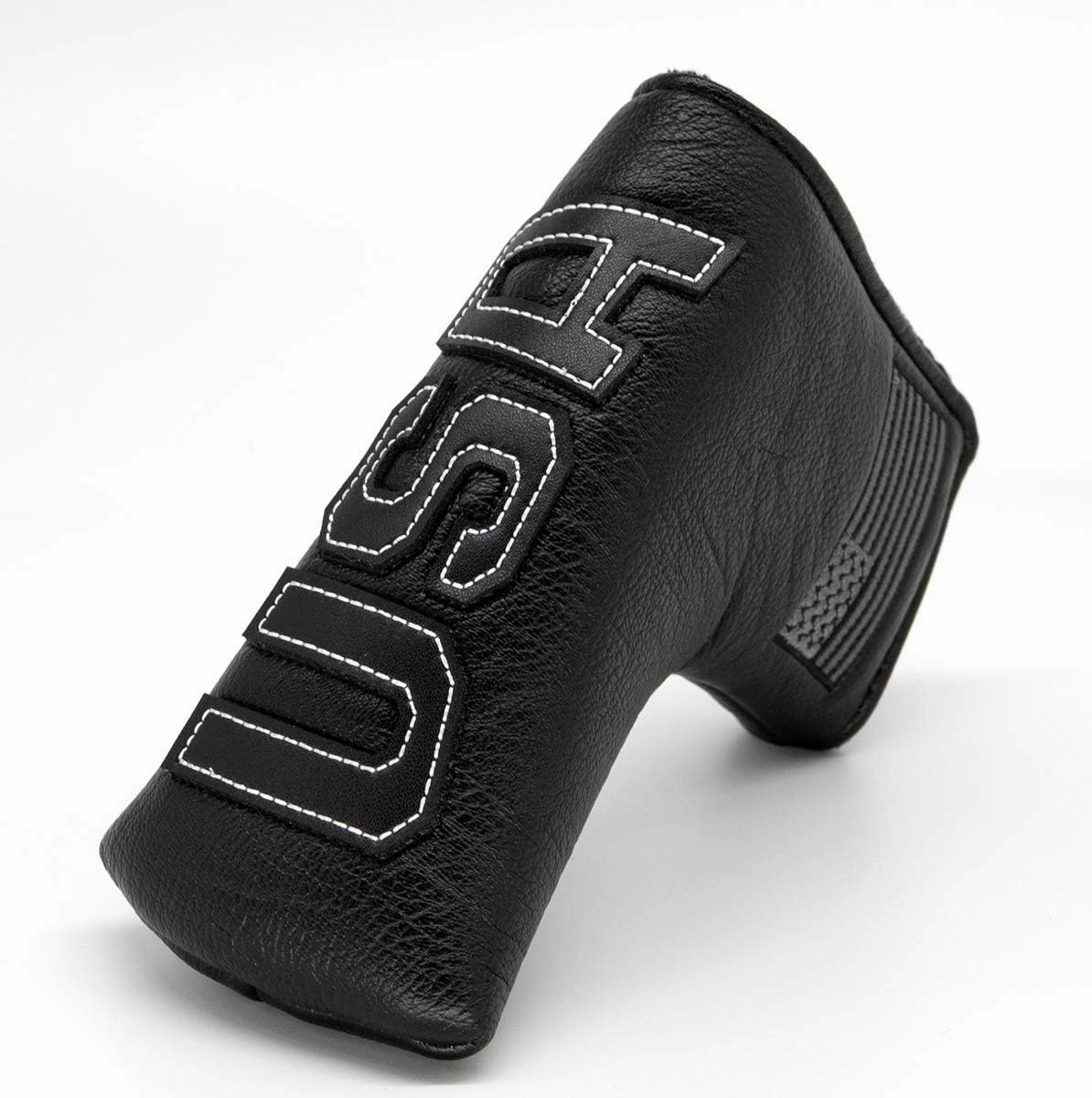 Golf Putter Cover Blade,USA Putter Headcovers Golf Club Head Covers for Putter Leather Golf Putter Head Covers with Magnetic for Odyssey Scotty Cameron