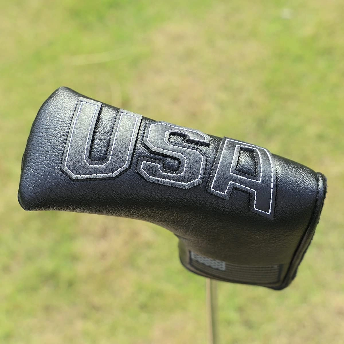 Golf Putter Cover Blade,USA Putter Headcovers Golf Club Head Covers for Putter Leather Golf Putter Head Covers with Magnetic for Odyssey Scotty Cameron