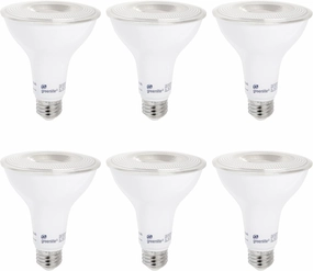 Greenlite LED PAR30 Long Neck Dimmable Flood Light Bulb, 11W (75W Equivalent), 850 Lumens, 3000k Bright White, Indoor/Outdoor, Weatherproof, 120V, Energy Star Certified, (6 Pack)