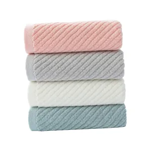 Gym Towels Cotton 4pcs Soft Absorbent Face Towels Cotton Washcloths Set for Home Bathroom and Makeup