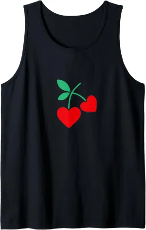 Heart cherry Tank Top