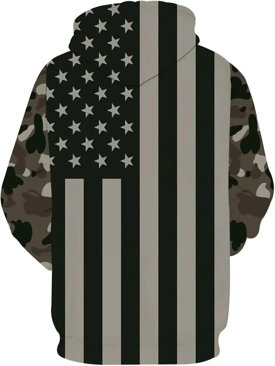 Hgvoetty Unisex 3D Novelty Hoodies for Men Women Cool Graphic Pullover Sweatshirts with Pockets