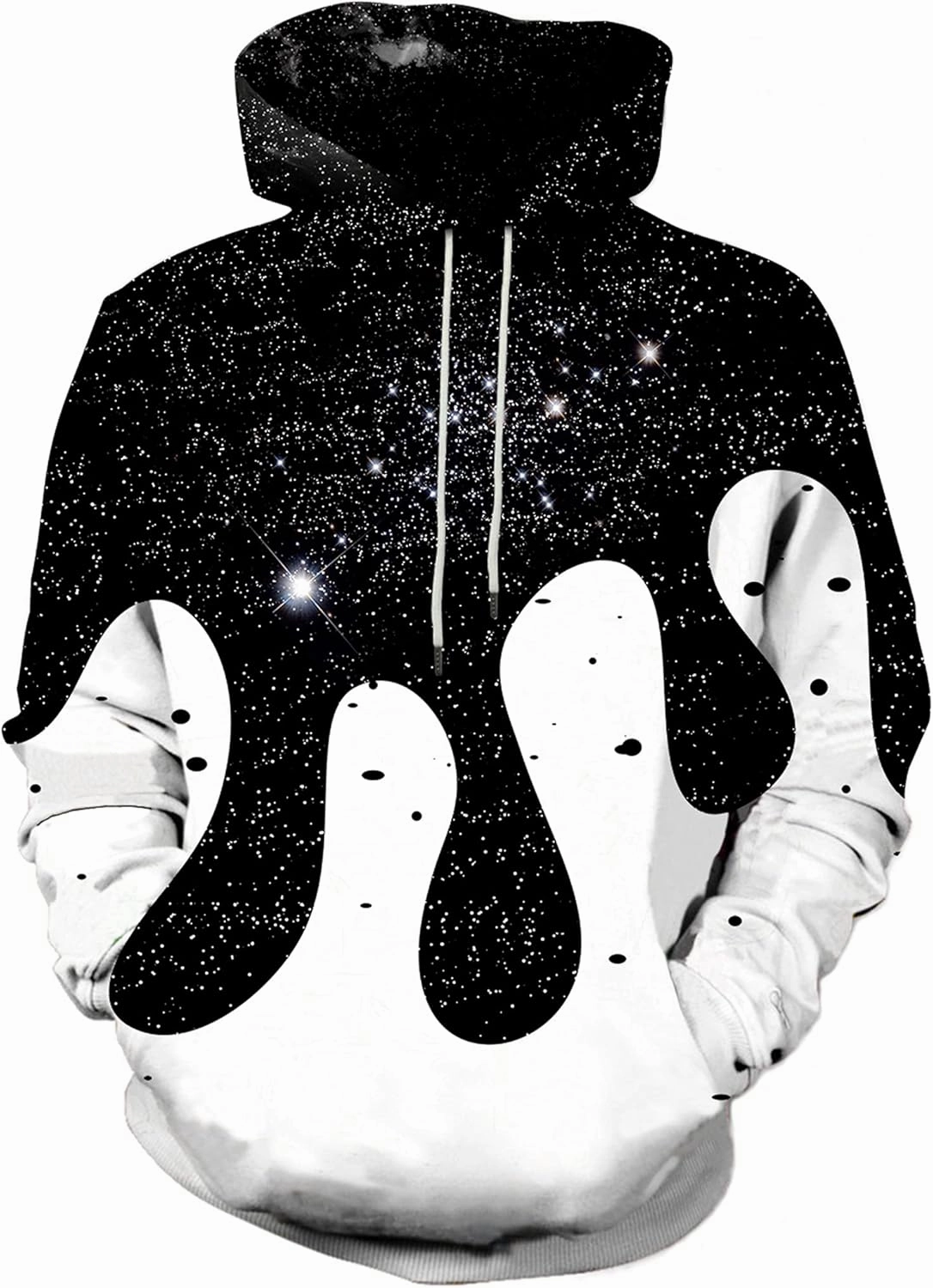 Hgvoetty Unisex 3D Novelty Hoodies for Men Women Cool Graphic Pullover Sweatshirts with Pockets