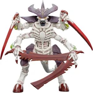 HiPlay JoyToy Warhammer 40K Collectible Figure:Tyranids Hive Fleet Leviathan Tyranid Warrior with Boneswords 1:18 Scale Action Figures JT7004