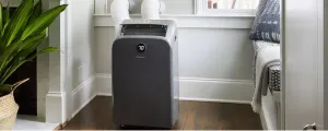 Hisense 10,000-BTU Dual Hose Portable Air Conditioner with Heat, Adjustable Tilt/Head, Window Kit and Remote AP70020HR1GD (Renewed)