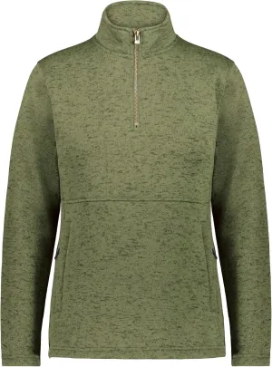 Holloway Women's Alpine Sweater Fleece 1/4 Zip Pullover