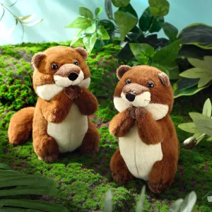 HyDren 2 Pcs Handing Magnetic Suction Otter Plush Otter Stuffed Animal with Handing Magnetic Suction Stuffed Otter Toy Gift Children's Day Birthday Boy Girl Friend