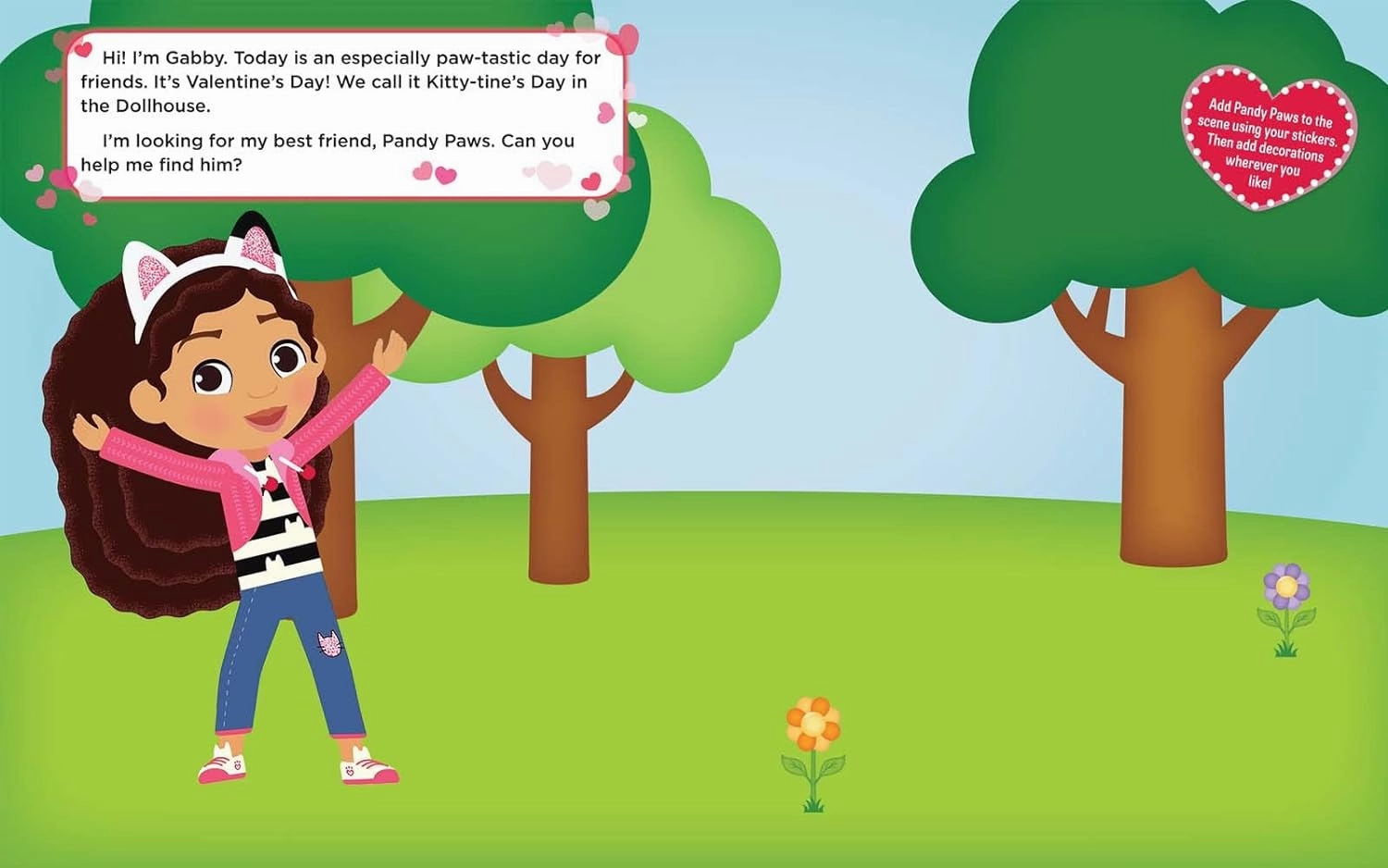 I Love Pandy Paws: A Valentine Sticker Storybook (Gabby's Dollhouse)