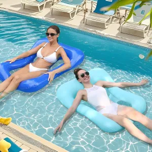 Inflatable Swim Ring Set for Kids & Adults - 2 Pack Durable Pool Floats, Fun Beach Toys for Summer, Easy to Inflate, Bright Colors, Perfect for Pool, Lake, or Water Parties