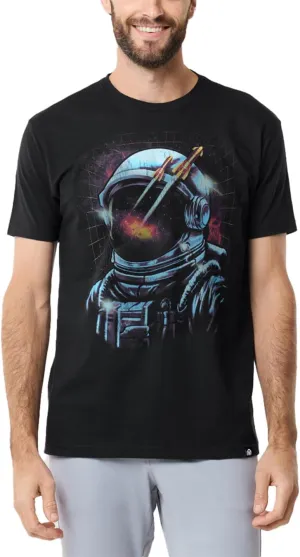 INTO THE AM Graphic Tees for Men S - 4XL Premium Short Sleeve Colorful T-Shirts Trippy Space Designs