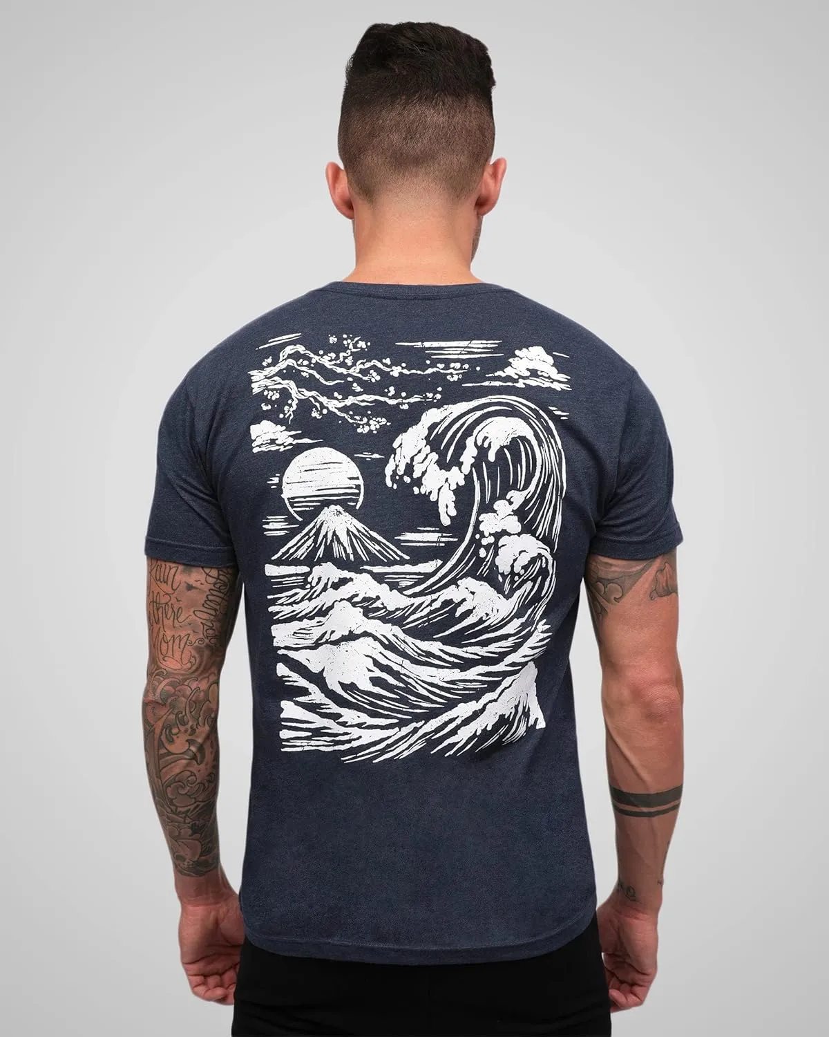 INTO THE AM Graphic Tees for Men S - 4XL Premium Short Sleeve Colorful T-Shirts Trippy Space Designs