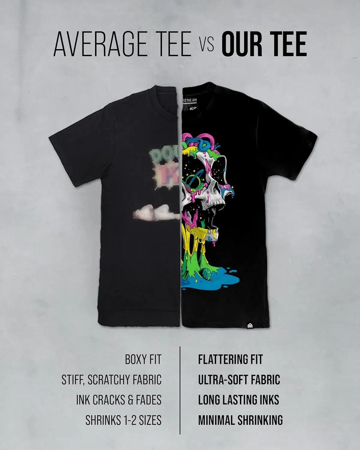 INTO THE AM Graphic Tees for Men S - 4XL Premium Short Sleeve Colorful T-Shirts Trippy Space Designs