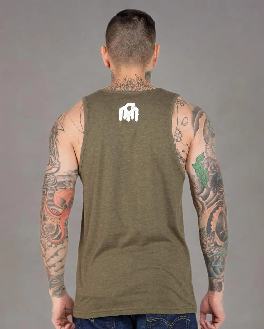 INTO THE AM Men's Graphic Tanks - Beach Summer Graphic Tank Tops for Guys S - 2XL