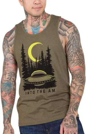 INTO THE AM Men's Graphic Tanks - Beach Summer Graphic Tank Tops for Guys S - 2XL
