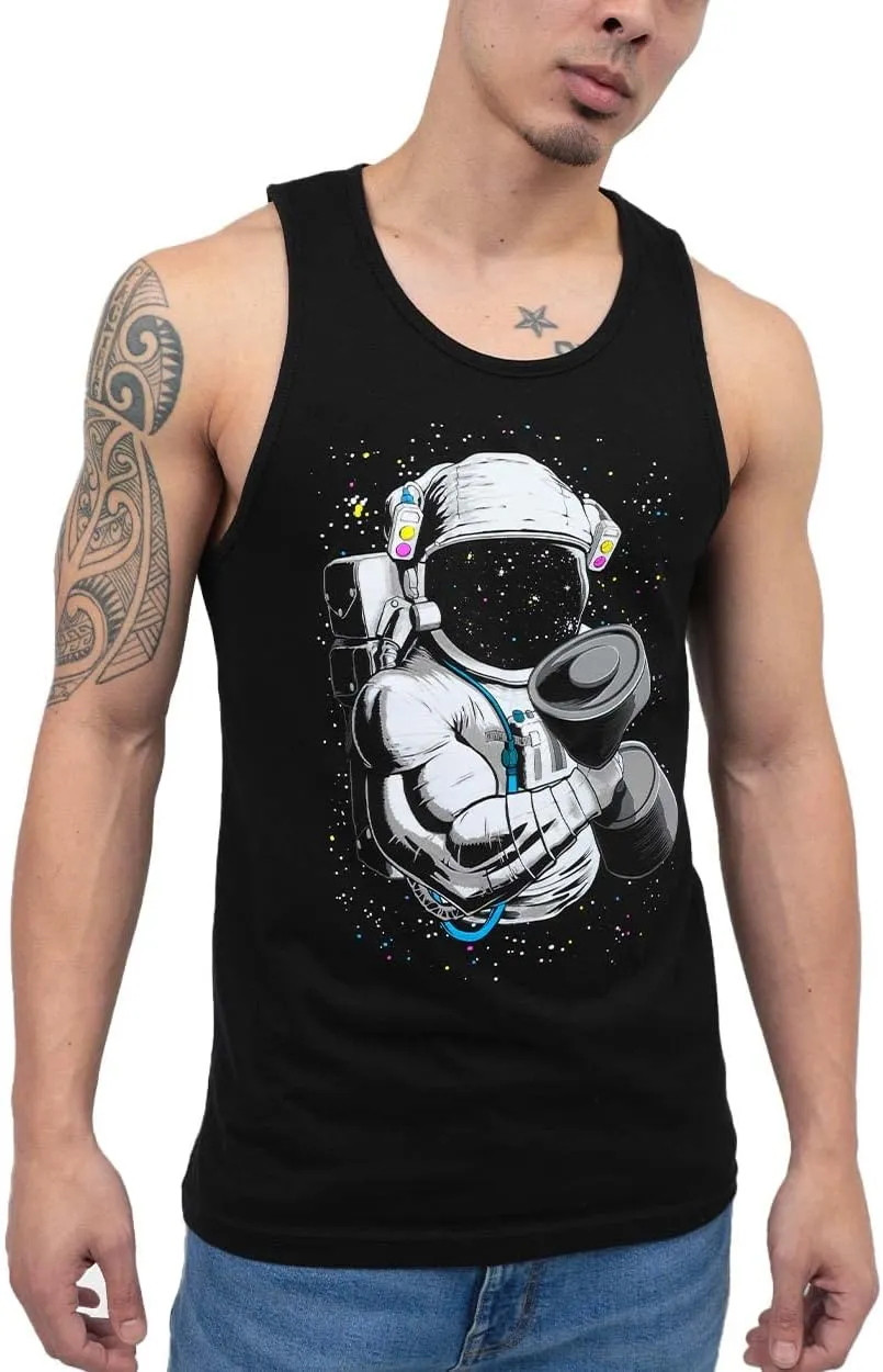 INTO THE AM Premium Graphic Tank Tops for Men - Summer Beach Men's Tanks S - 2XL