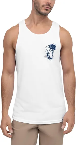 INTO THE AM Premium Graphic Tank Tops for Men - Summer Beach Men's Tanks S - 2XL
