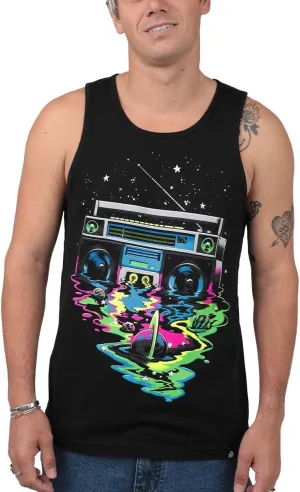INTO THE AM Premium Graphic Tank Tops for Men - Summer Beach Men's Tanks S - 2XL