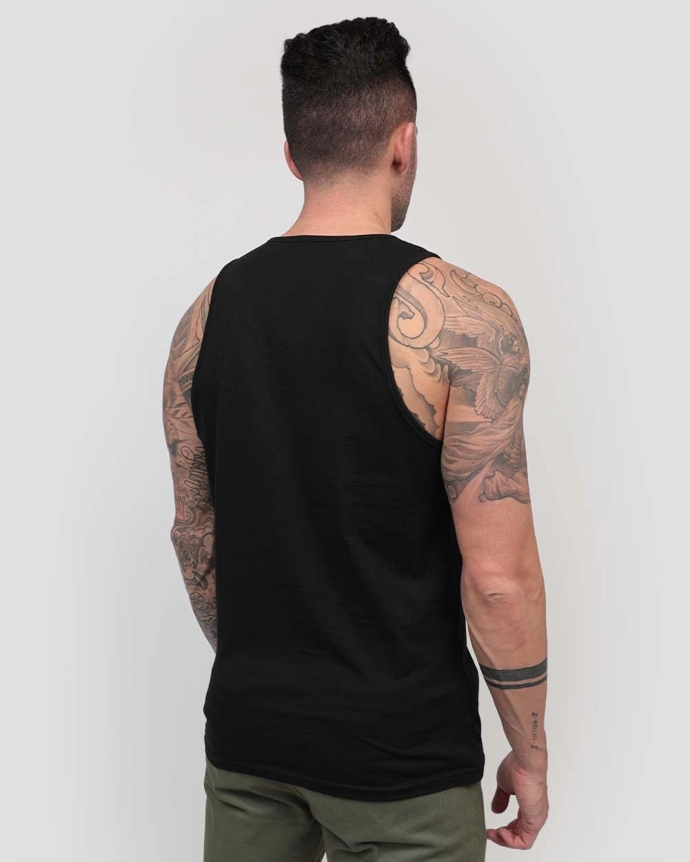 INTO THE AM Men's Graphic Tanks - Beach Summer Graphic Tank Tops for Guys S - 2XL